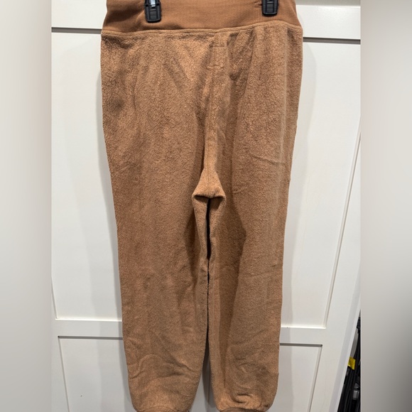 Aerie Sherpa Fleece Corset Zip Up Jogger Pants - Picture 7 of 8